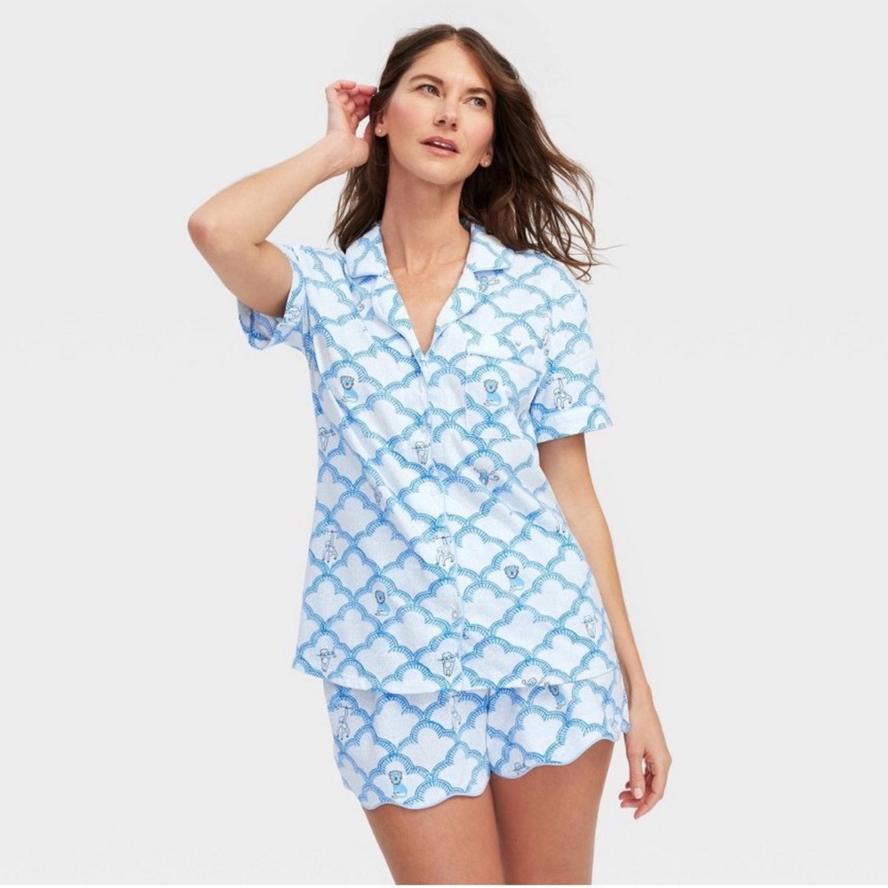 Roller Rabbit x Target Geo Trellis Shorts Pajama Set